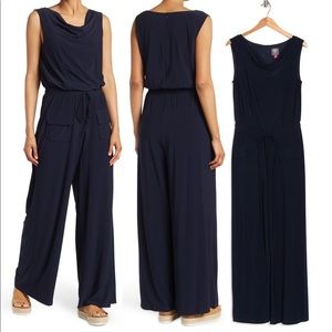 Vince Camuto Sleeveless Cowl Neck Jumpsuit EUC
